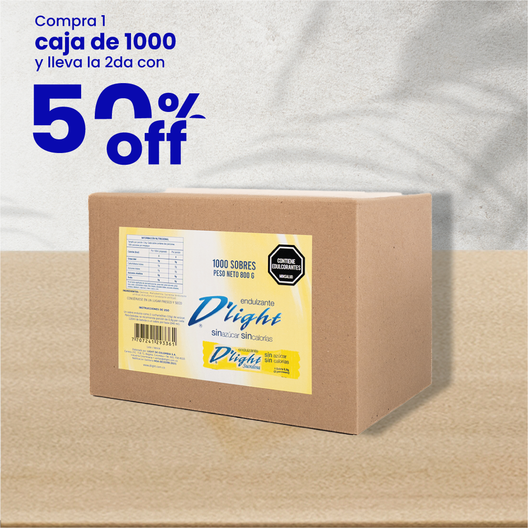 Sucralosa | Caja x 1000 Sobres