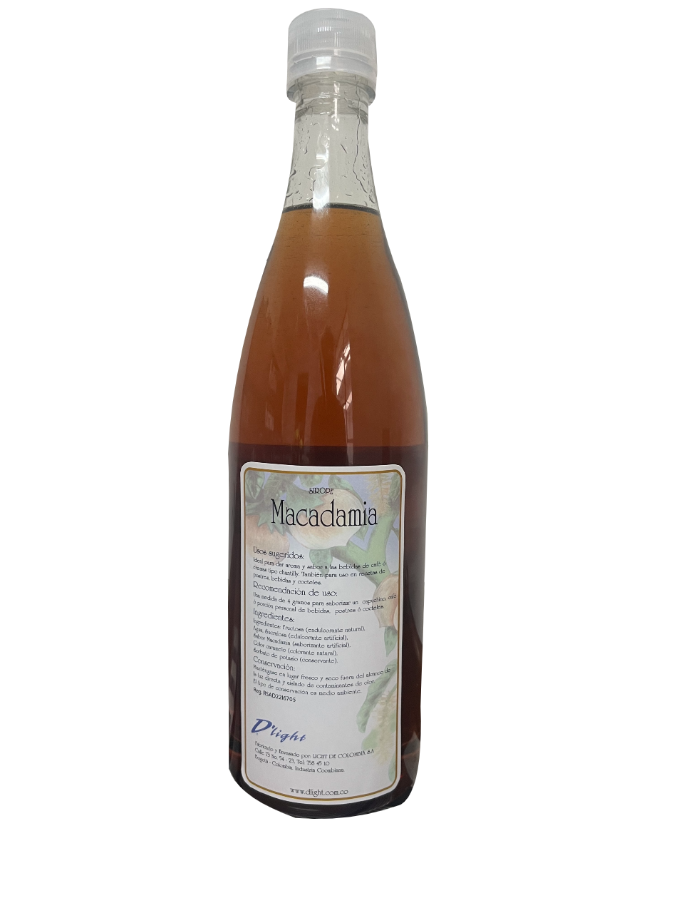 Sirope sabor a Macadamia