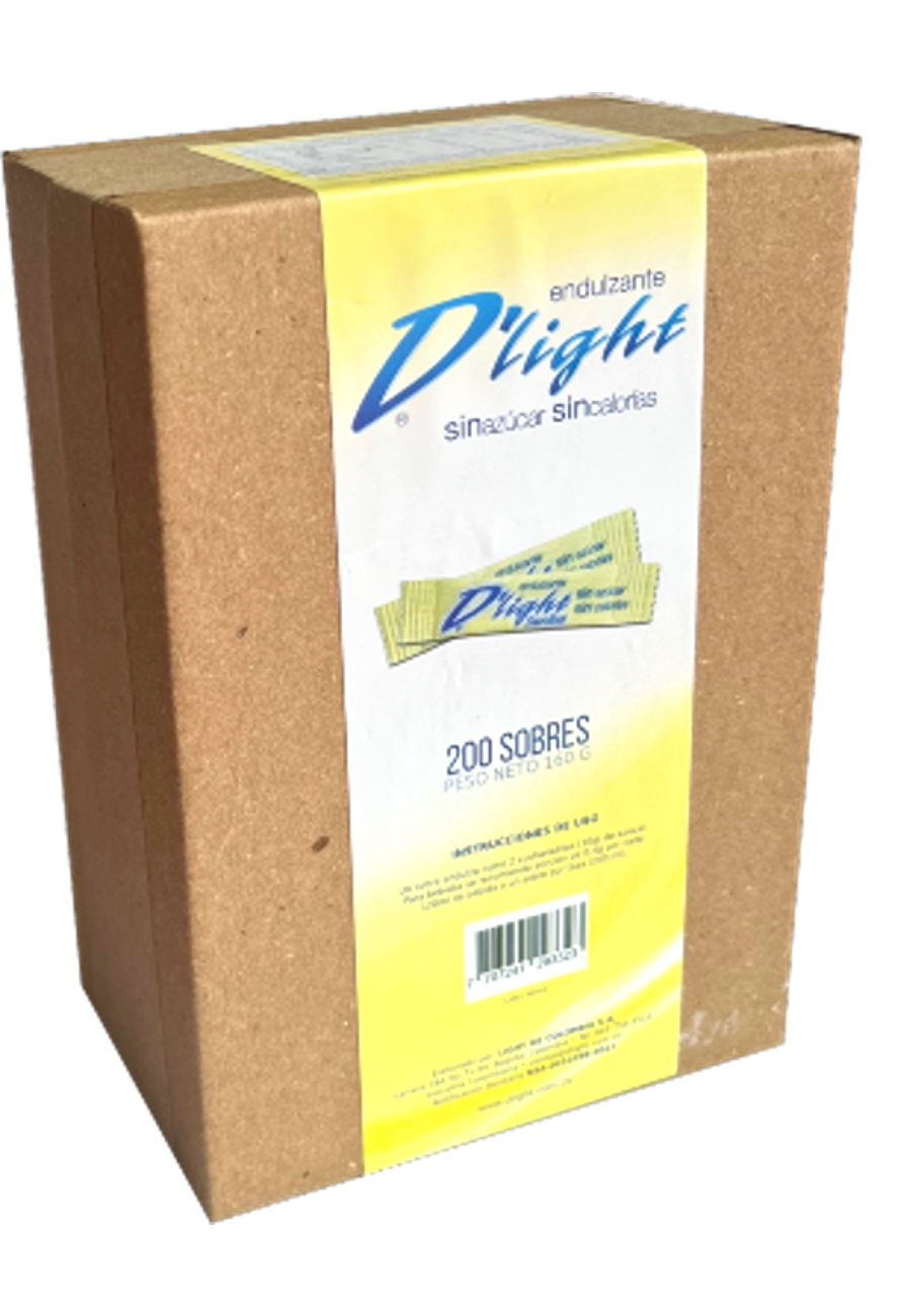 D'Light Sucralosa | Caja x 200 Sobres